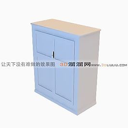 3D矮柜模型