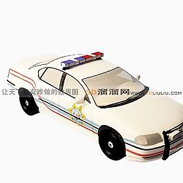 3D警车模型