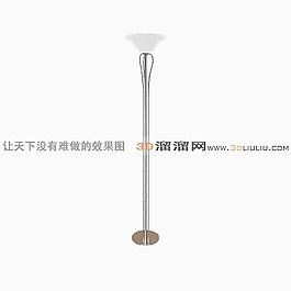 3D铁艺落地灯模型