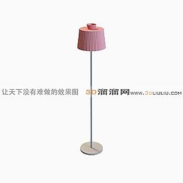3D铁艺落地灯模型