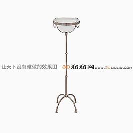 3D铁艺落地灯模型