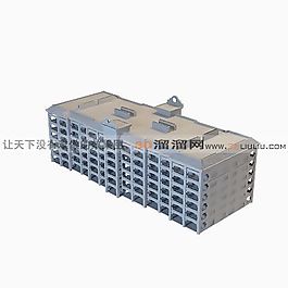 3D住宅楼模型