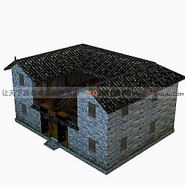 3D住宅楼模型