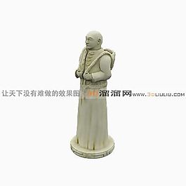3D雕塑人模型