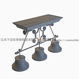 3D餐厅吊灯模型