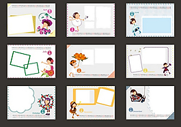 可爱卡通相册台历