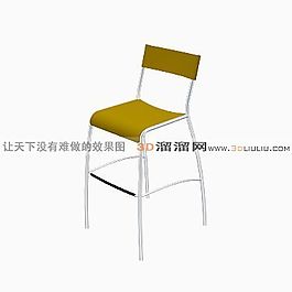 3D吧椅模型