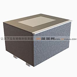 3D矮柜模型