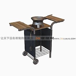 3D烧烤架模型