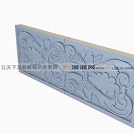 3D欧式构件模型