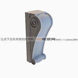3D欧式构件模型