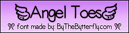 angeltoes字体