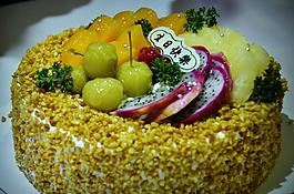 水果蛋糕西餐巧克力