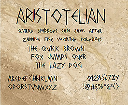 aristoteliannbp字体