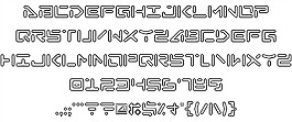 绑架的字体