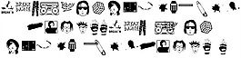 可怕的80年代的字体