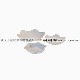 3D盘子模型