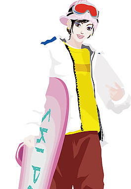 冬日美女