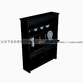 3D陈设柜模型