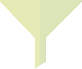 时髦的漏斗图标