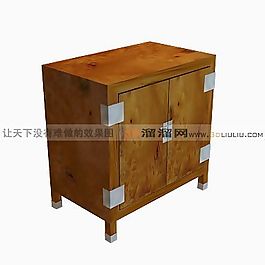 3D矮柜模型