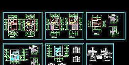 独栋四层别墅建筑施工图 8x11