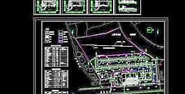 北京某办公楼总平面布局设计图