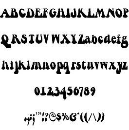 berthside字体