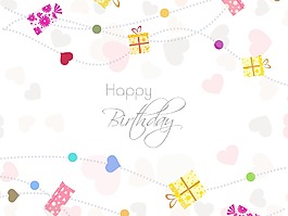 为庆祝生日贺卡或背景