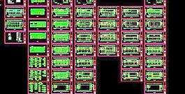 八层电信基站楼钢框架结构电气施工图
