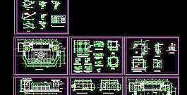 室外舞台及附属用房建筑整套施工图
