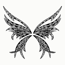 纹身蝴蝶