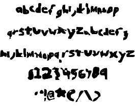 迟钝的字体