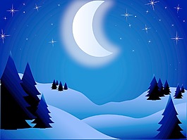 明亮的夜晚