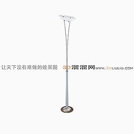 3D铁艺落地灯模型