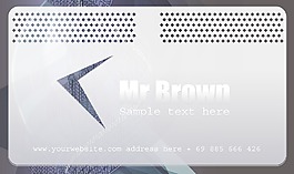 矢量抽象的名片