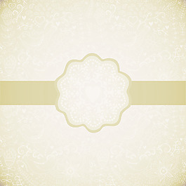 观赏圆形花边帧背景为庆祝活动