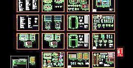 某选矿厂筛分车间钢结构设计图