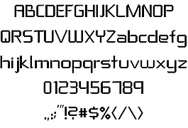 清晰的字体
