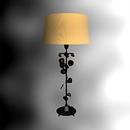 玫瑰，铁艺家用台灯，台灯，灯