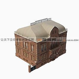 3D住宅楼模型