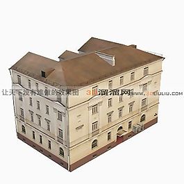 3D住宅楼模型