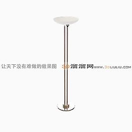 3D铁艺落地灯模型