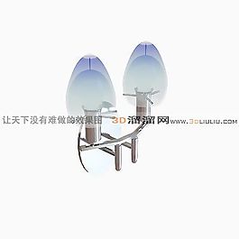 3D壁灯模型