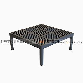 3D茶几模型