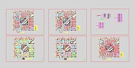 银行办公室电气装修图
