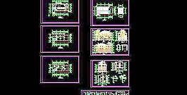 欧式四层农村商业银行建筑设计图