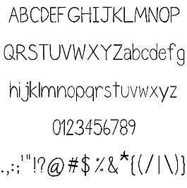 CRU chaipot手写字体