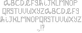 数星星的字体