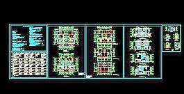 三层别墅建筑施工图 22x21